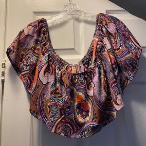 2 Piece Multi-Color Set (Crop Top & Maxi Skirt)